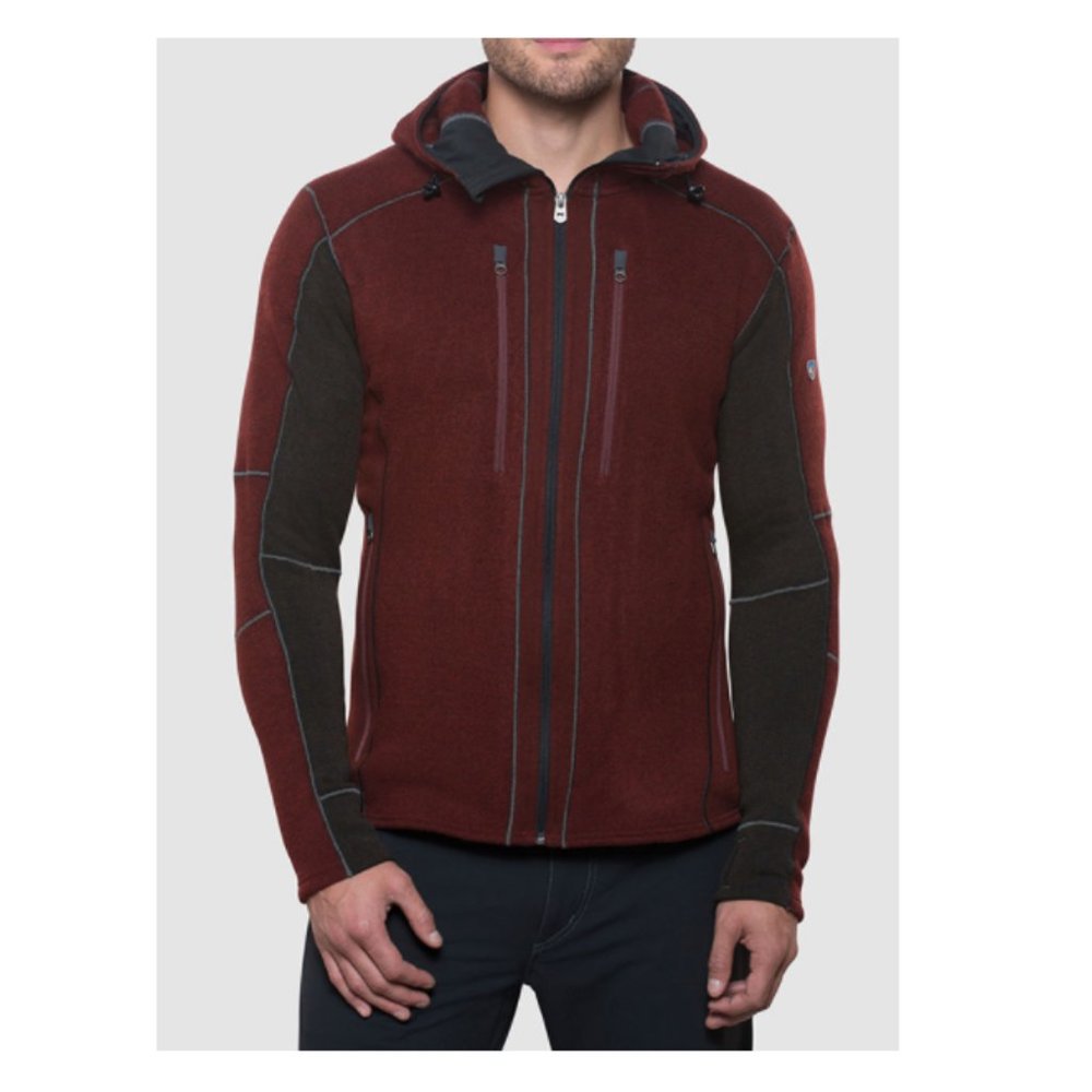 Kuhl Men's Interceptr Fleece Hoodie M Brick Red